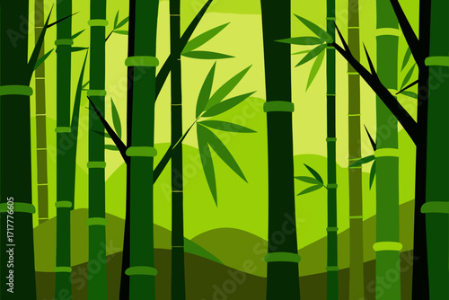bamboo background vector