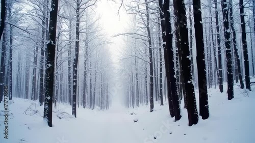 Snowy forest path (1)