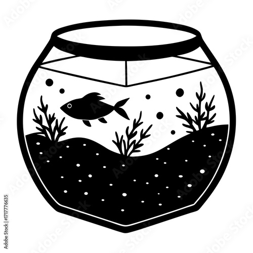 aquarium with fishes