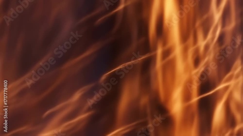Abstract fiery flames