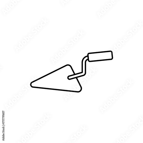 Icon a Trowel, isolated against a clean background.
