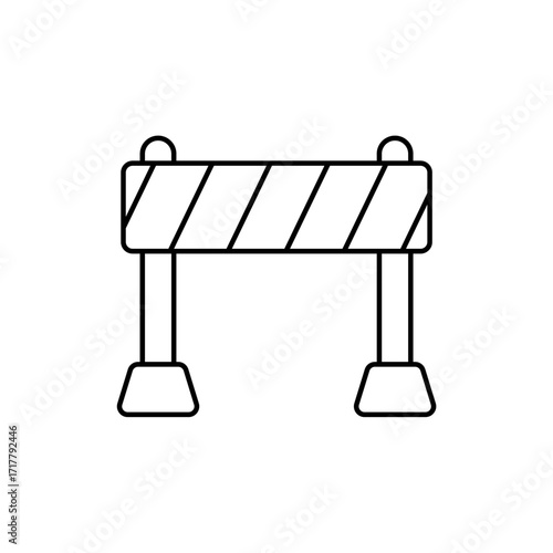 Icon a Guardrail, isolated against a clean background.