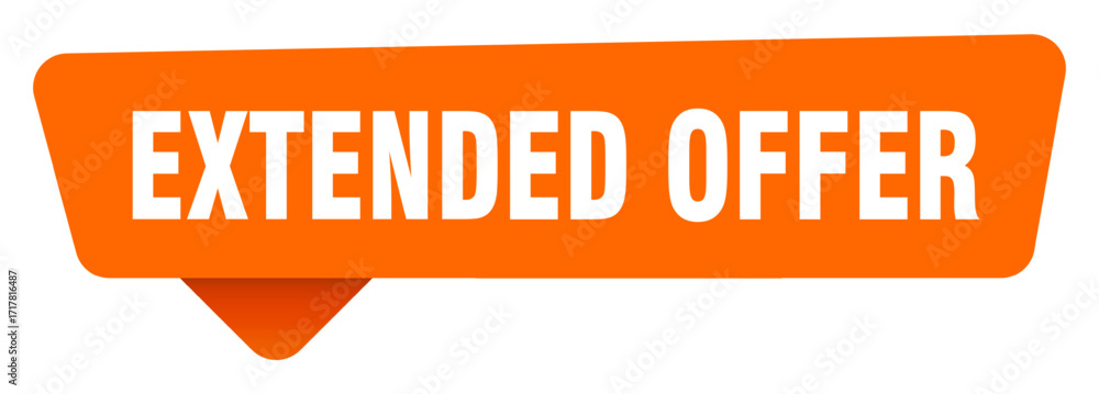 Foto extended offer sticker