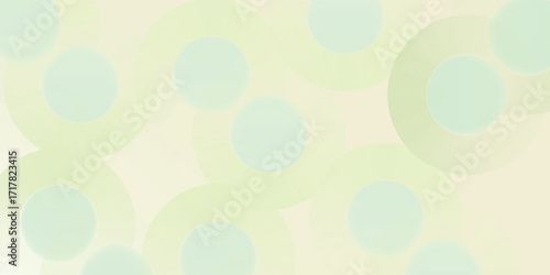 Modern pale green gradient background pattern circle