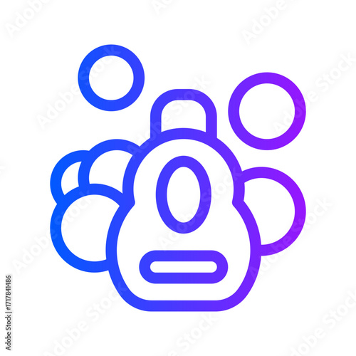 icon shampoo with style gradient
