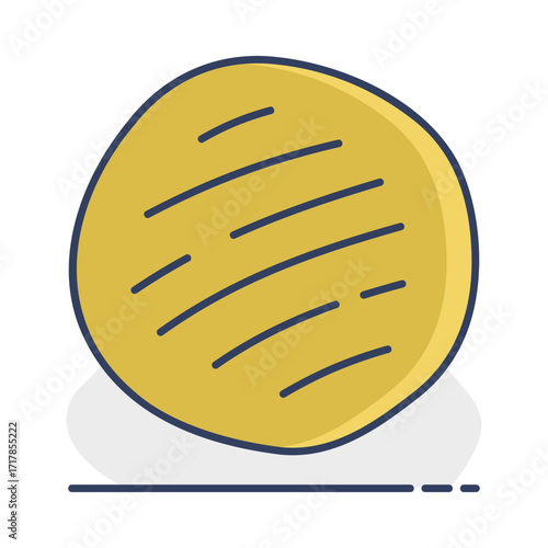 Traditional Pita Flatbread Cuisine Icon