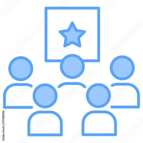 Voters Blue Icon