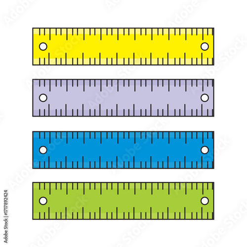 Vector Ruler icon isolated