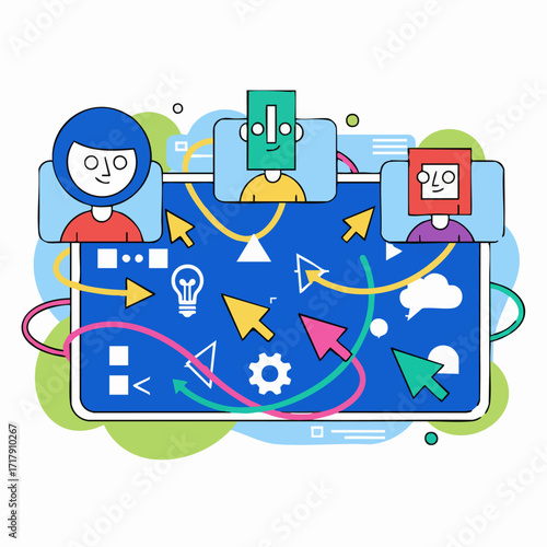 The Digital Dance of Remote Brainstorming