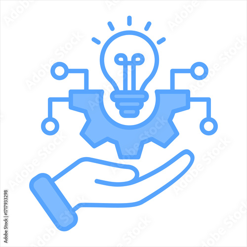 Technology Blue Icon