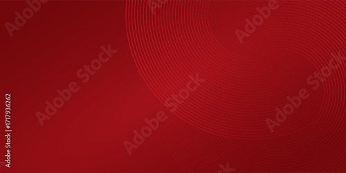 Red abstract circle background with dynamic shapes simple good nice element modern texture illustrations vector element