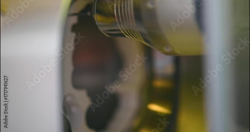 Professional dental machine carving out artificial teeth