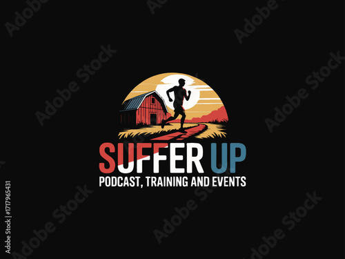 endurance running race logo