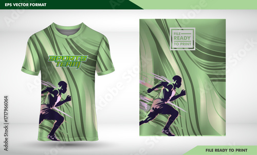 Tshirt design template vector illustration front view clothing fashion icon concept