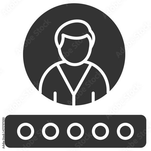 Username Glyph Icon