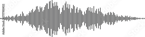 Sound wave audio waveform abstract background