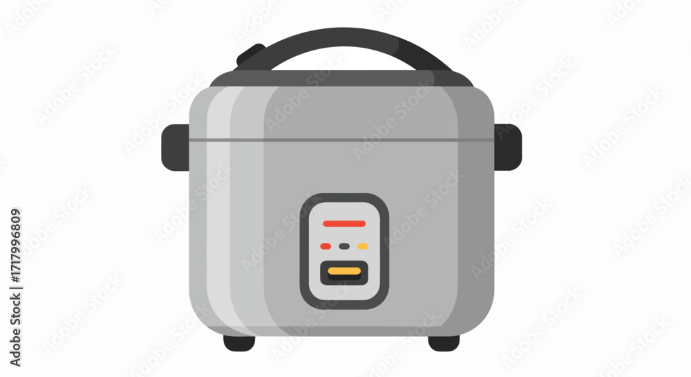 Naklejka premium Perfect Rice Every Time: Your Smart Electric Rice Cooker