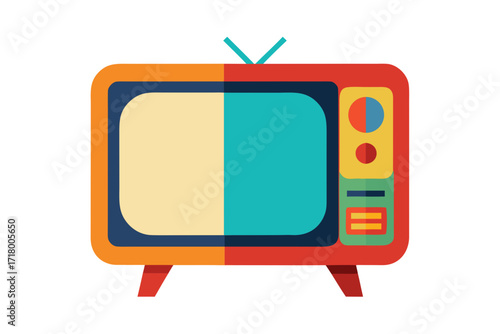 retro tv set