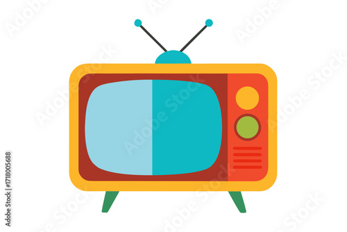 vintage tv set
