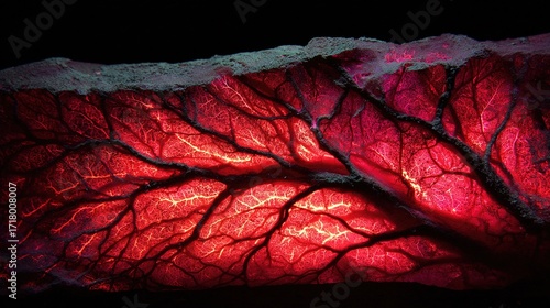 Enormous crystalline virus structures lie dormant within emerald algae, their geometry suggesting hidden power.