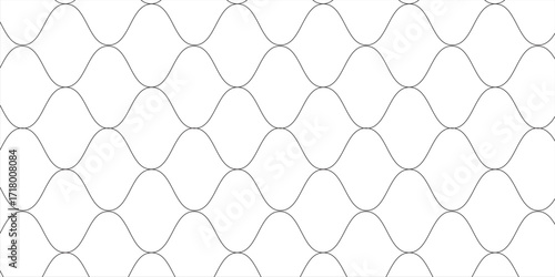 Modern Mesh texture for fishing nets. Seamless black pattern for sportswear or soccer goal, volleyball net, basketball hoop, hockey, athletics.Eps 10