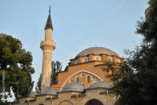 mosque with minaret in Crimea