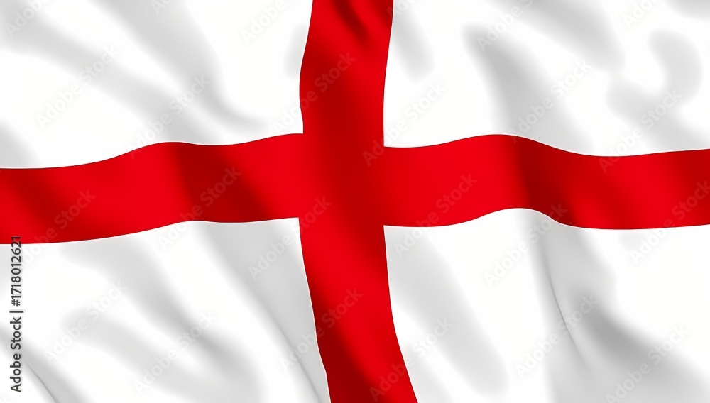 Fototapeta premium Full Frame England Flag