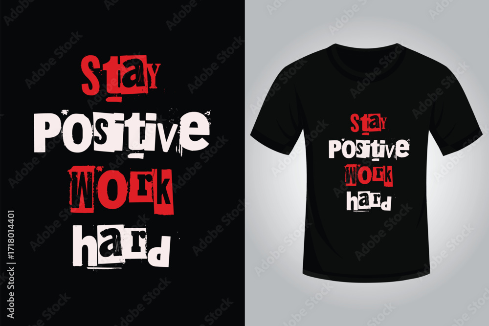 Fototapeta premium Bold typography T shirt Design