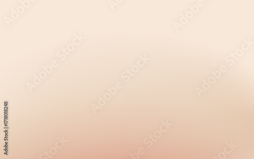 Beige abstract background. Light gradient vector banner. Pastel beige backdrop. Soft blurred light bg. Pastel gradation water cover design
