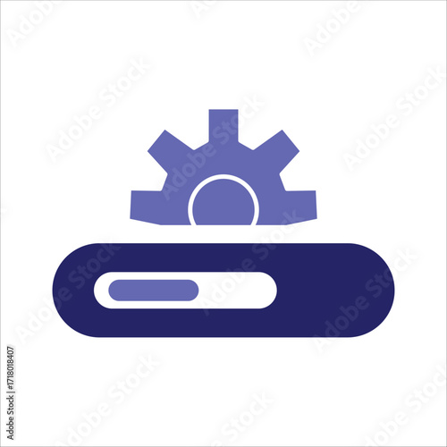 loading icons. simple colored vector
