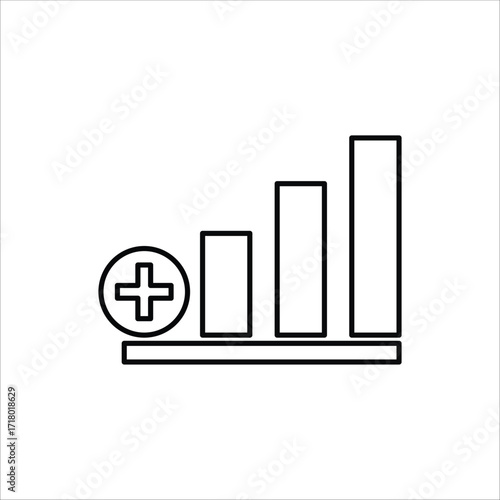 augmentation icons. simple line vector