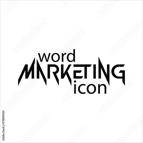   Word Cloud with Marketing background design.