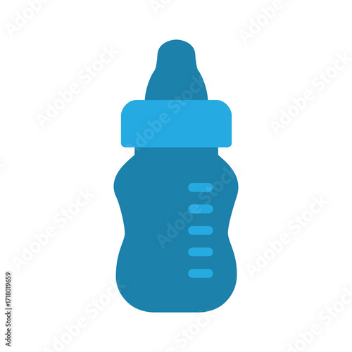 Milk bottle icon design template