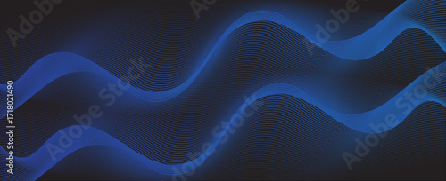 Premium background design with diagonal dark blue lines pattern. Vector horizontal template for digital luxury business banner