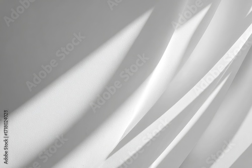 Abstract monochrome drapes, light and shadow play