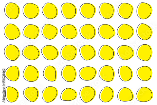 Blob shape vector illustration set. Random blob shapes. Organic black blobs of irregular shape. Abstract blotch, inkblot and pebble silhouettes, simple liquid. Vector illustration.