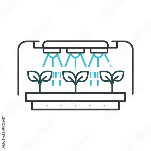 Smart hydroponic system for indoor plant cultivation with artificial lighting