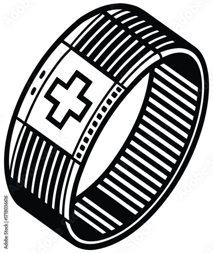 Film strip and film camera vector icon with globe and internet design elements in black 3D style