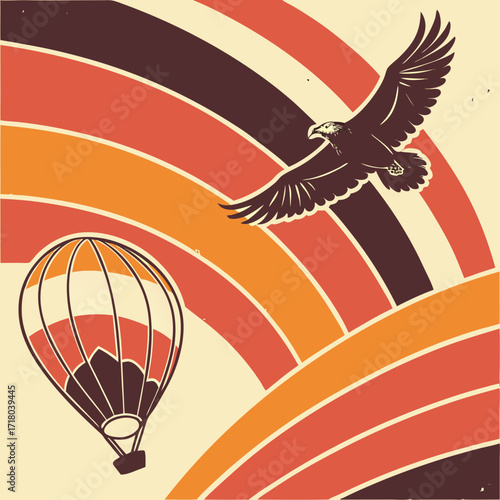 hot air balloon in the sky