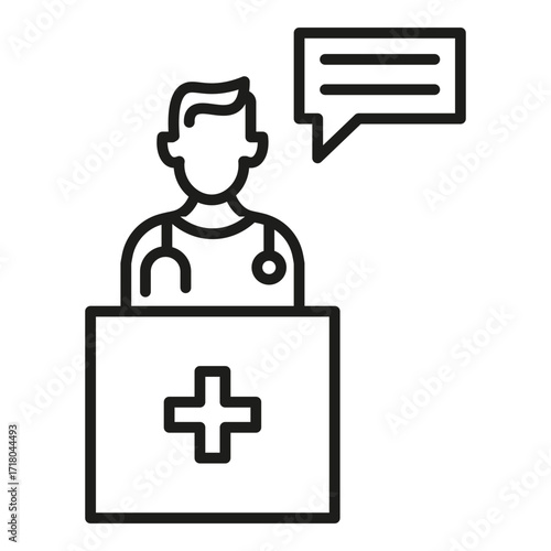 consultation vector icon