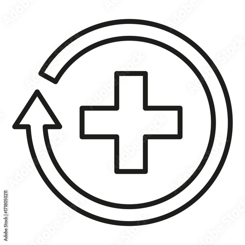 recovery vector icon