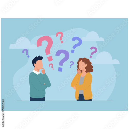 People with Questions
Creative Problem Solving
Finding Solutions
Brainstorming and Thinking