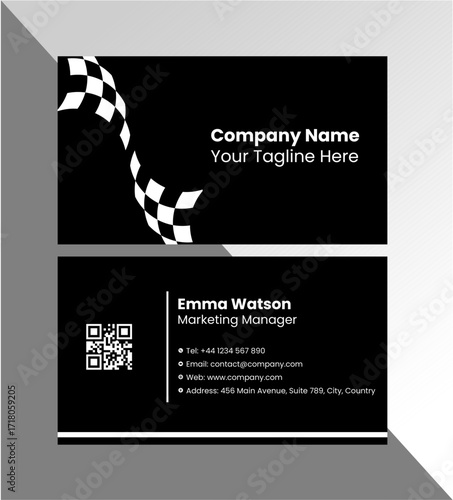 Modern Business Card Design | Professional Visiting Card Template | Corporate Branding Identity