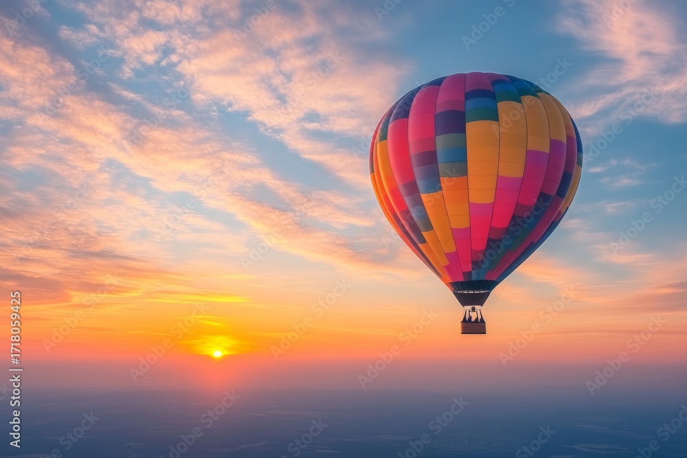 Naklejka premium photo hot air balloon