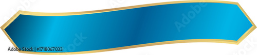 High-end Blue and Gold Decoration