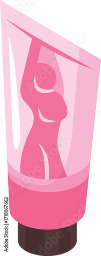 vector illustration of underarm cream