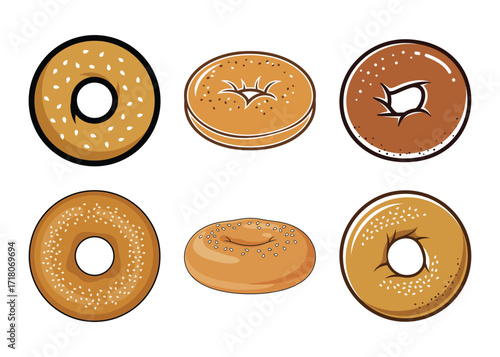 set of bagels