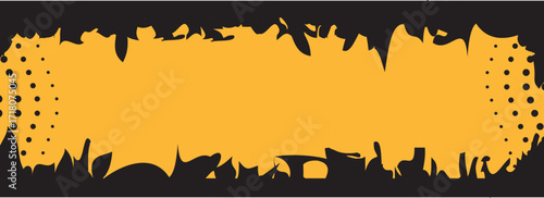 black and yellow abstract dirty grunge vector with place for your text background. with place for your text