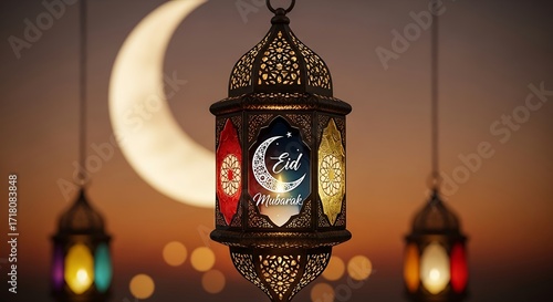 old lantern in the night