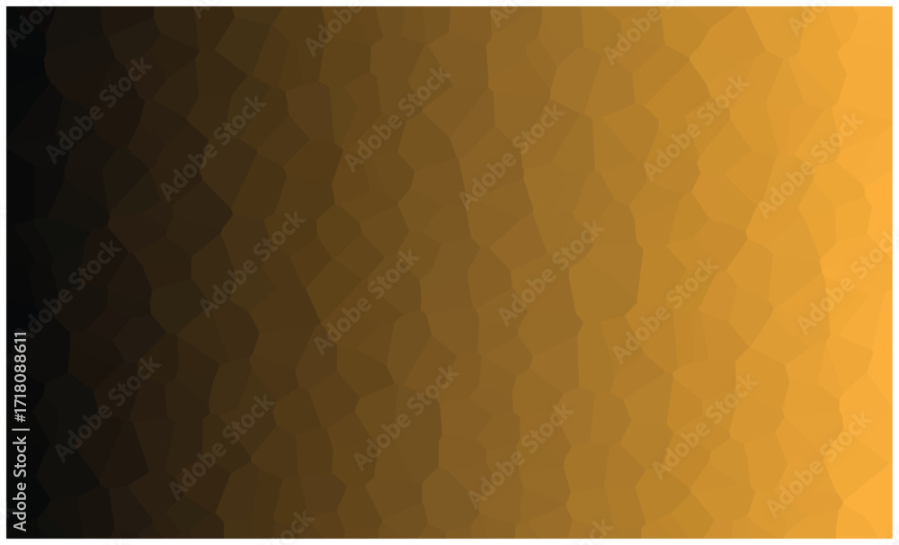 Obraz premium Dark to bright orange gradient geometric crystal pattern background abstract texture